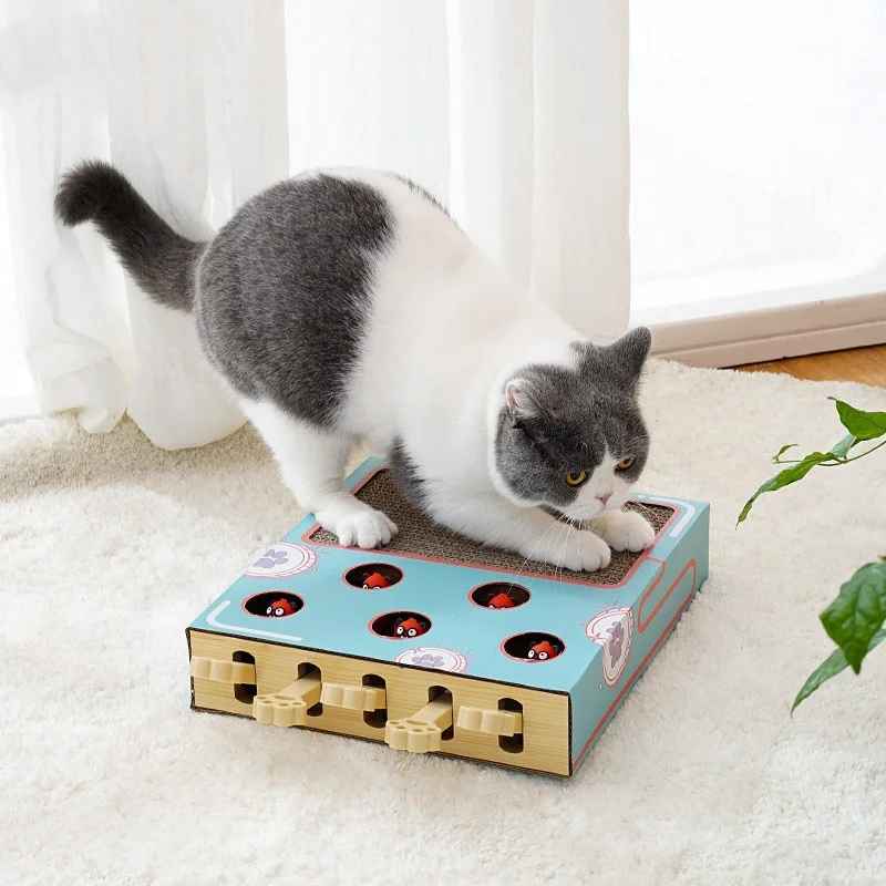 Planche a gratter multifonctionnelle chat grattant