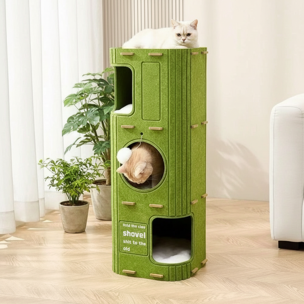 Arbre chat feutre – Shopify 2