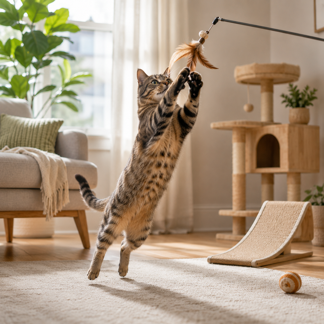 Encourage Daily Play: Simple Ways to Keep Your Indoor Cat Active & Happy
