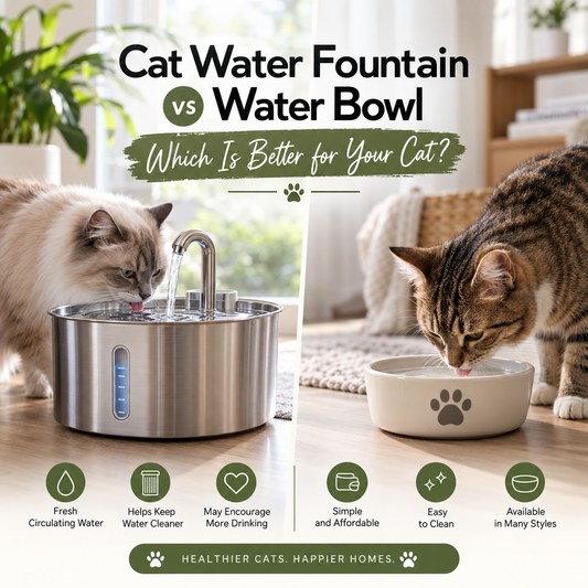 Cat Water Fountain vs Water Bowl: Which Is Better?