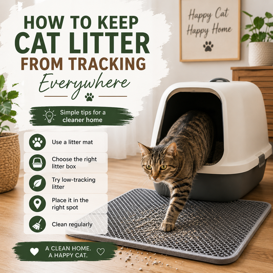 How to Keep Cat Litter From Tracking Everywhere