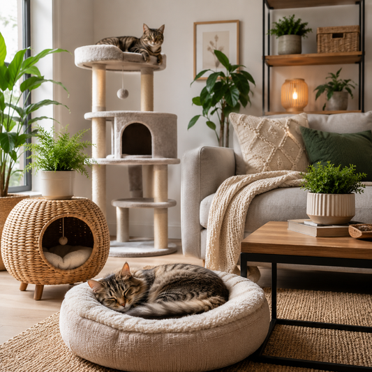 Create Cozy Sleeping & Hiding Spots for Your Cat