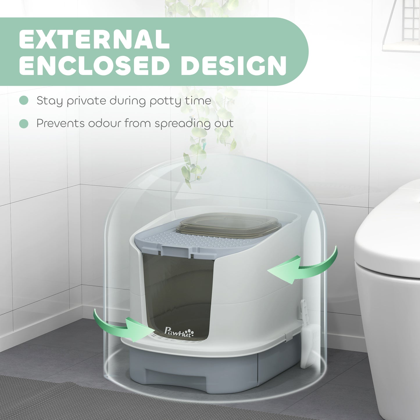 Top-Entry Litter Box & Odor Control