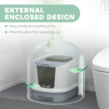 Top-Entry Litter Box & Odor Control