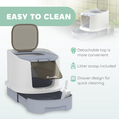 Top-Entry Litter Box & Odor Control