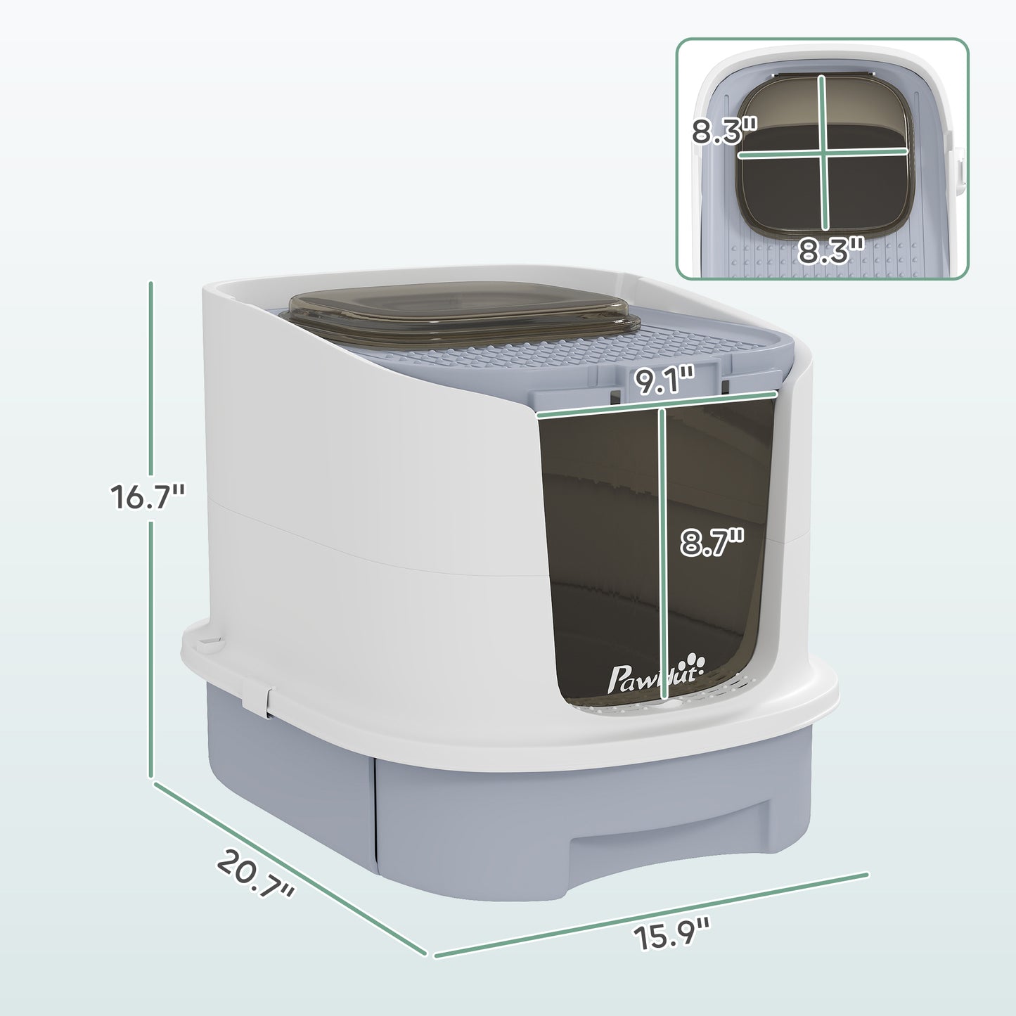 Top-Entry Litter Box & Odor Control