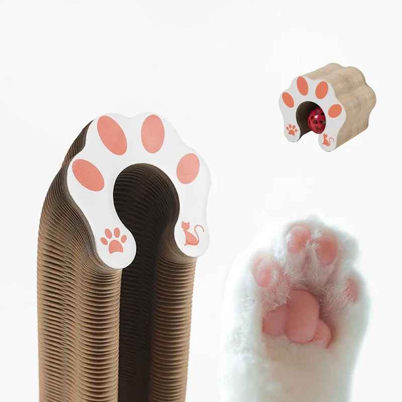 Foldable Accordion Cat Scratcher, Magic Organ Shape