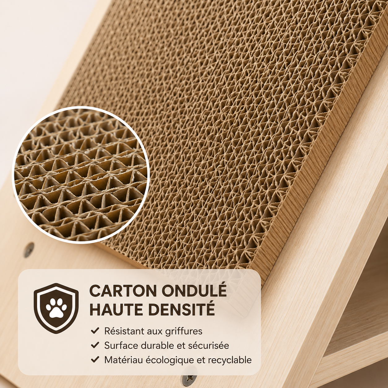 Cardboard House Scratcher – Their Kingdom, Your Sofa Finally Spared