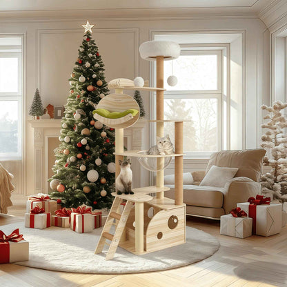 Arbre a chat avec plates-formes | 6 niveaux