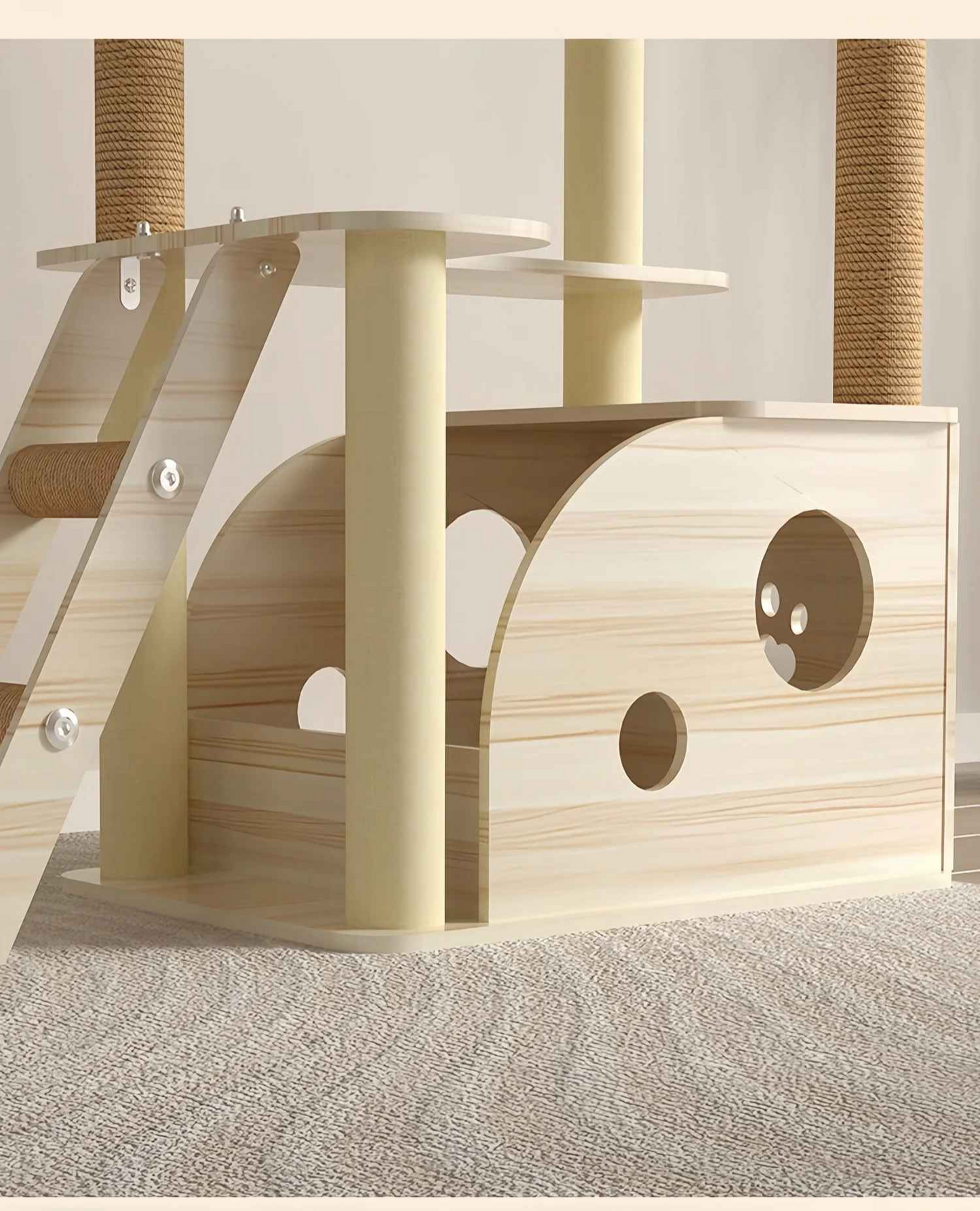 Arbre a chat avec plates-formes | 6 niveaux