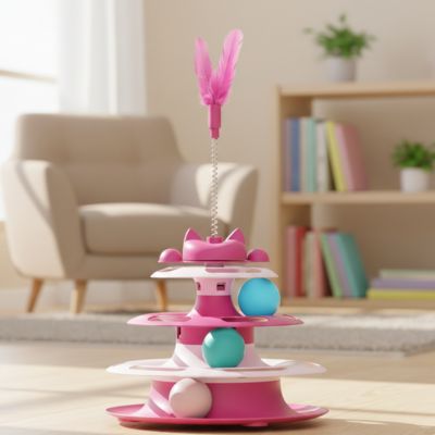 Jouet pour chat interactif fauteuil