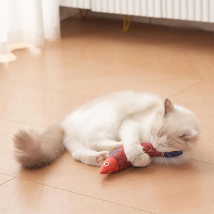 jouet pour chat poisson rouge