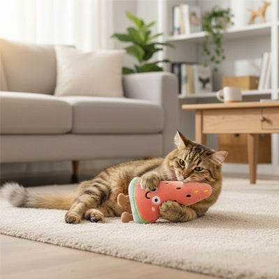 Jouet pour chat Peluche fruit | Naturinstinct