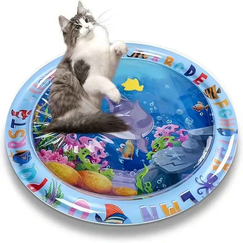 Tapis de jeu interactif chat jouant