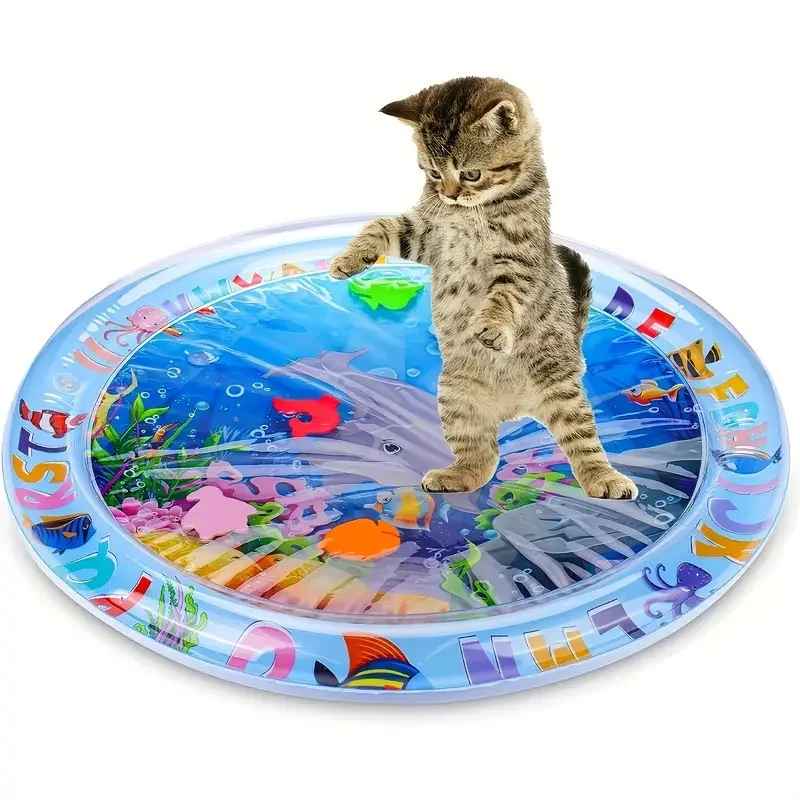 Tapis de jeu interactif chat sautant