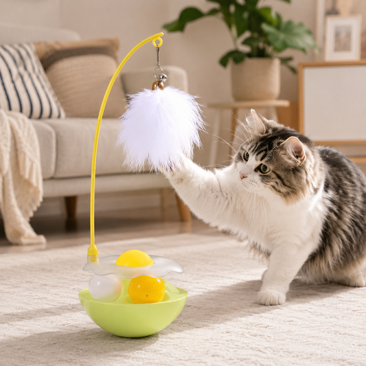 Duck Toy Wand for Cat – Lightweight Washable and Interactive Resin