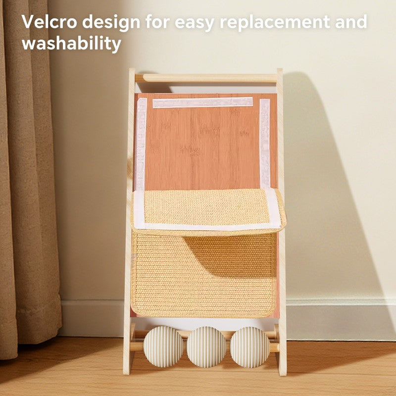 3-in-1 Sisal Scratching Board – Hanging & Wall Ball