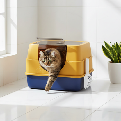 Bac litière chat salle de bain Shopify