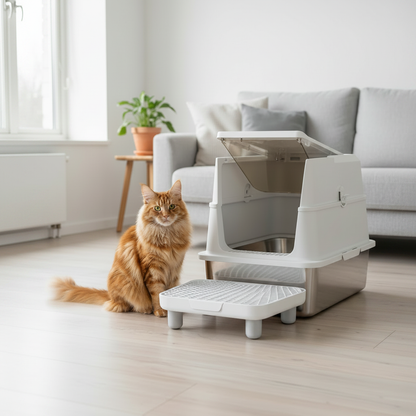 Bac à litière – Scandinave carré