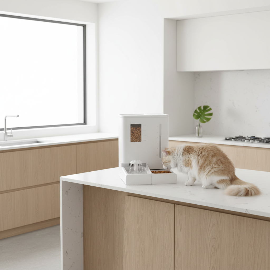 Distributeur automatique chat – cuisine moderne – Shopify