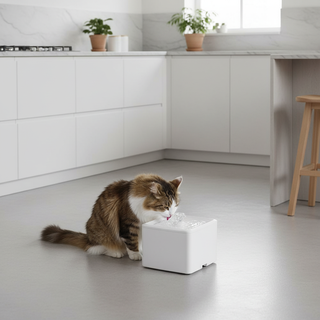 Fontaine à eau chat – cuisine moderne – Shopify