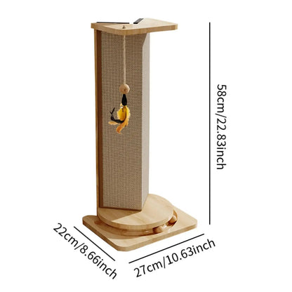 Griffoir pour chat - CatScratcherPost™ - Chat Récréatif