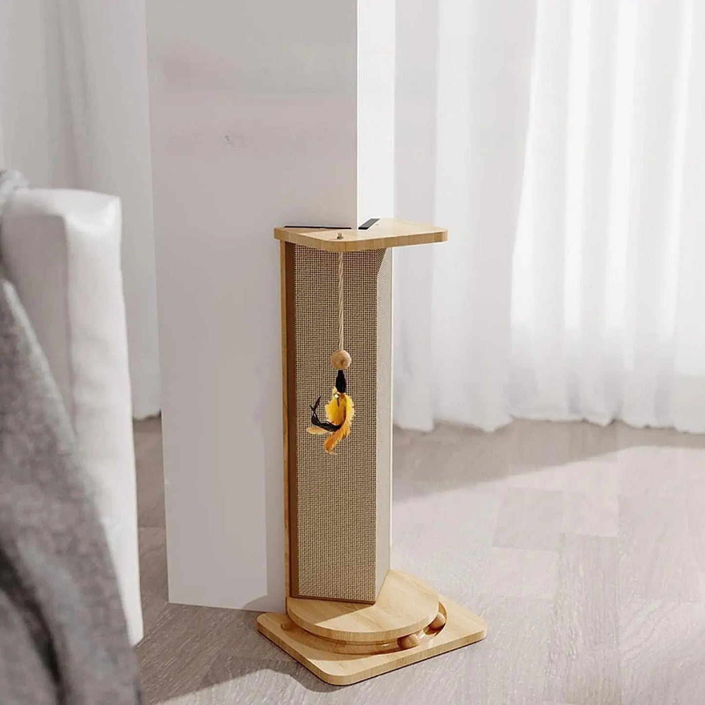 Griffoir pour chat - CatScratcherPost™ - Chat Récréatif