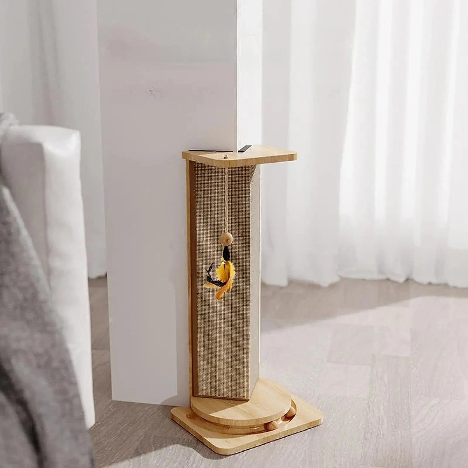Griffoir pour chat - CatScratcherPost™ - Chat Récréatif