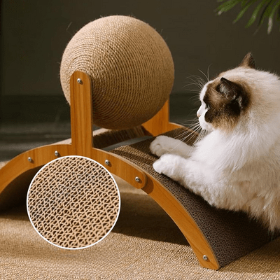 Griffoir pour Chat - Scratch&PlayCatBoard™ - Arc - Chat Récréatif