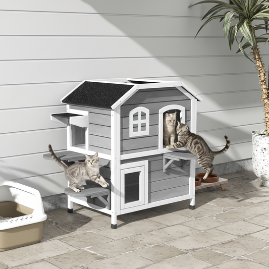 Maison chat 2 étages – Shopify