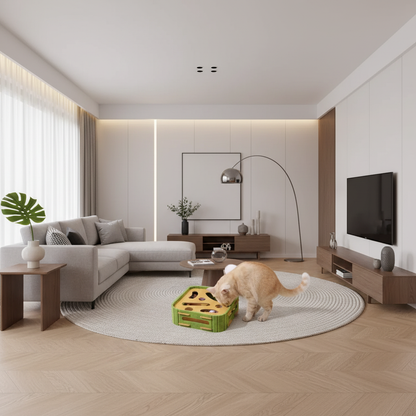Salon moderne avec jouet puzzle - 2