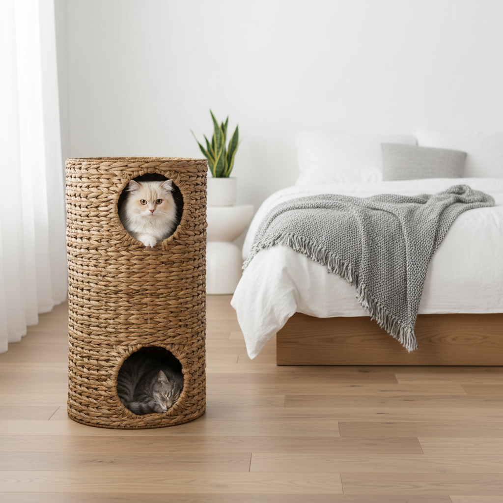 Tour Chat Jacinthe d'Eau – Chambre Moderne